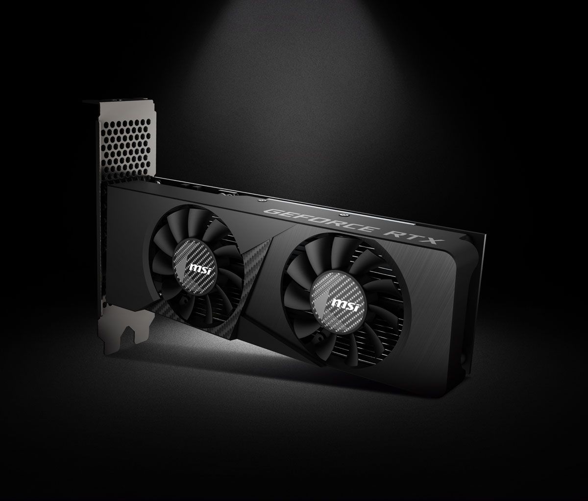 MSI GEFORCE RTX 3050 LP E 6G OC graphics card NVIDIA 6 GB GDDR6_2