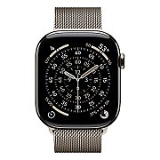 Apple Watch S11 Cellular 46mm Natural Titanium Case with Natural Milanese Loop - M/L_2