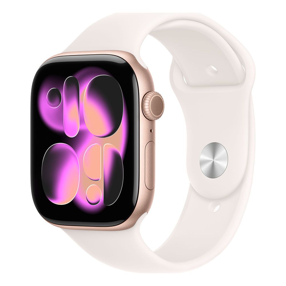 Apple Watch S11 Cellular 46mm Rose Gold Aluminium Case with Light Blush Sport Band - S/M_1