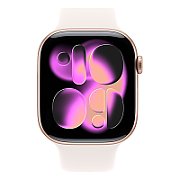 Apple Watch S11 Cellular 46mm Rose Gold Aluminium Case with Light Blush Sport Band - S/M_3