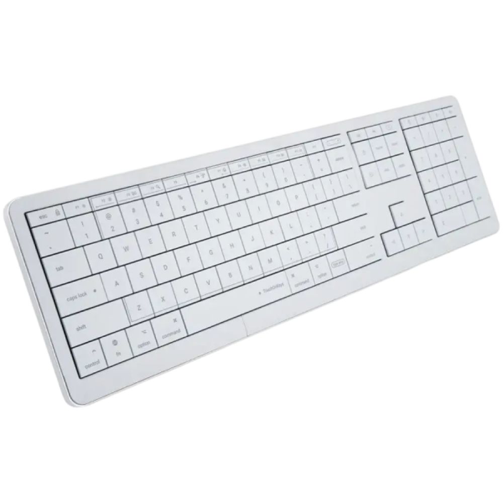 CLEVETURA CLVX 1 Touch-On-Keys AI Wireless Keyboard, ANSI US Mac layout, Scissor Switches, Aluminum Chassis, Interactive RGB, Mac/iPad/AppleTV/PC support_3