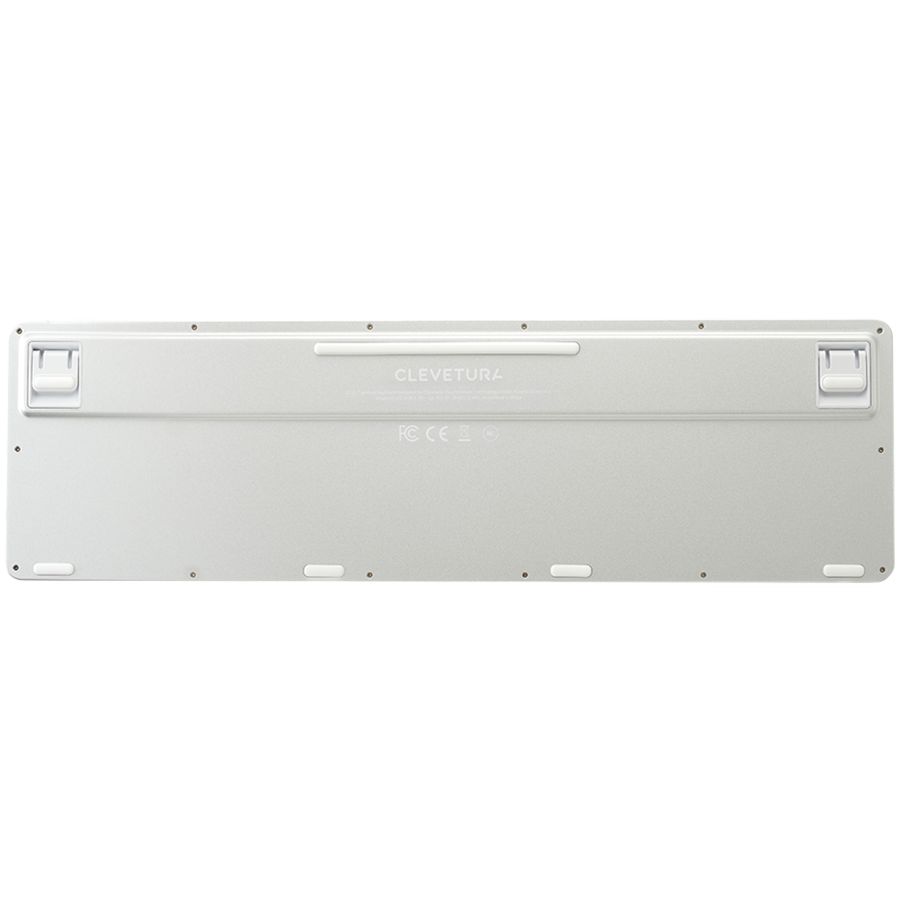 CLEVETURA CLVX 1 Touch-On-Keys AI Wireless Keyboard, ANSI US Mac layout, Scissor Switches, Aluminum Chassis, Interactive RGB, Mac/iPad/AppleTV/PC support_4