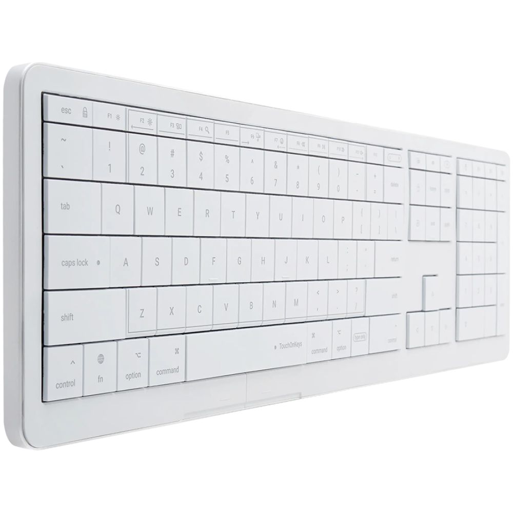 CLEVETURA CLVX 1 Touch-On-Keys AI Wireless Keyboard, ANSI US Mac layout, Scissor Switches, Aluminum Chassis, Interactive RGB, Mac/iPad/AppleTV/PC support_1