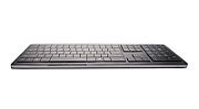 CLEVETURA CLVX 1 Touch-On-Keys AI Wireless Keyboard, ANSI US Windows Layout, Scissor Switches, Aluminum Chassis, Interactive RGB, Windows/Linux/MacOS support_3