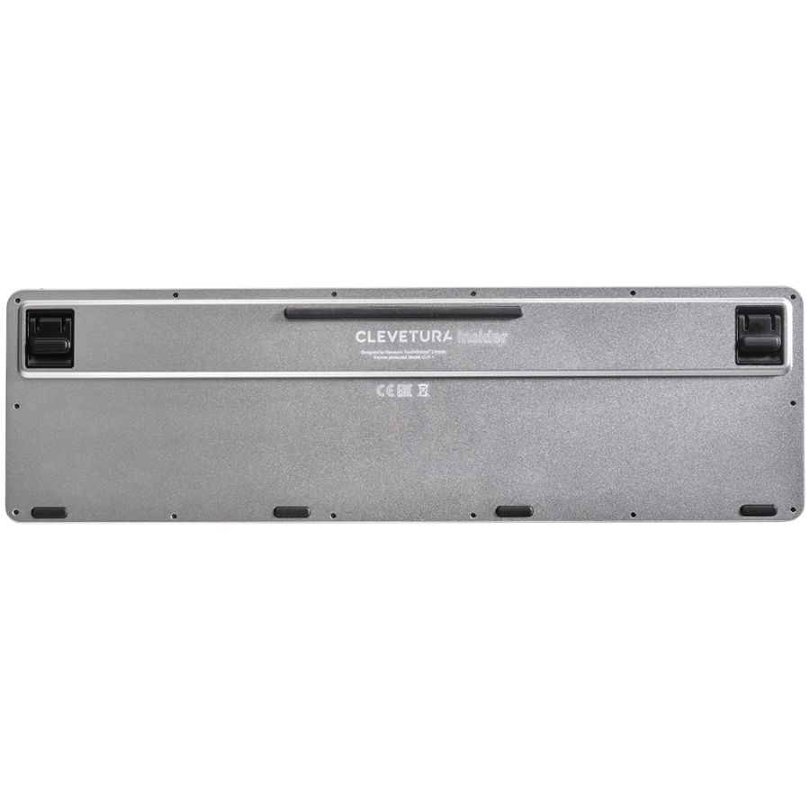 CLEVETURA CLVX 1 Touch-On-Keys AI Wireless Keyboard, ANSI US Windows Layout, Scissor Switches, Aluminum Chassis, Interactive RGB, Windows/Linux/MacOS support_4