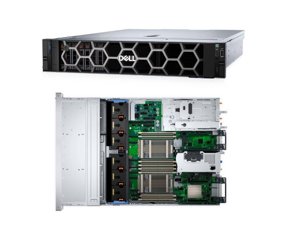 Server Dell PowerEdge R760xs, Xeon Silver 4510, 32GB DDR5, PERC H755, 2×480GB SSD + 4×8TB HDD, PSU Redundante 700W_7