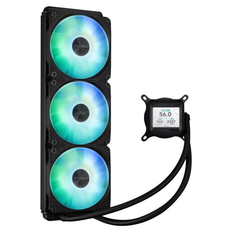 ASUS Prime LC 360 ARGB LCD Processor All-in-one liquid cooler 12 cm Black_3
