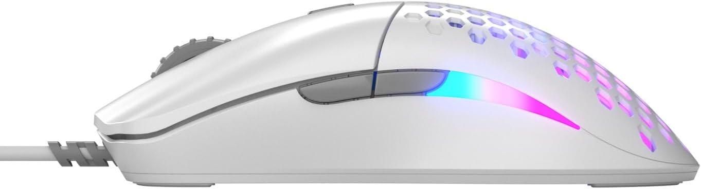 Mouse Gaming Model O Eternal, 12000 DPI, 55g, 6 butoane, Alb Mat_6