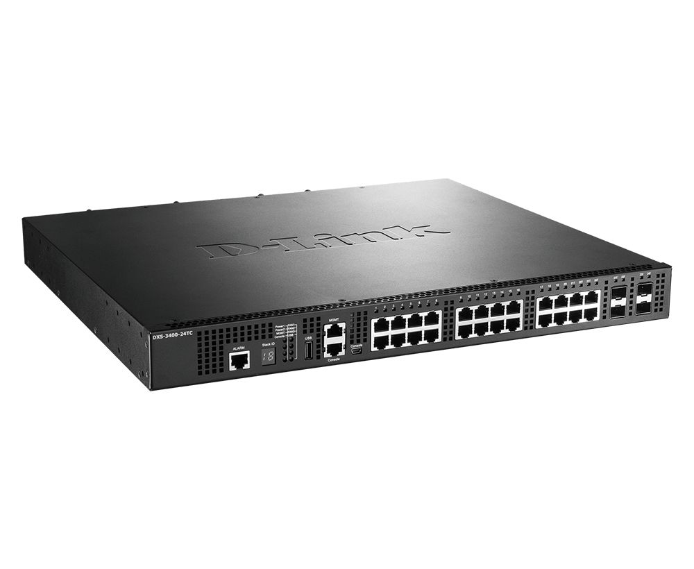 D-Link DXS-3400-24TC switch-uri Gestionate L3 Gigabit Ethernet (10/100/1000) Negru_2
