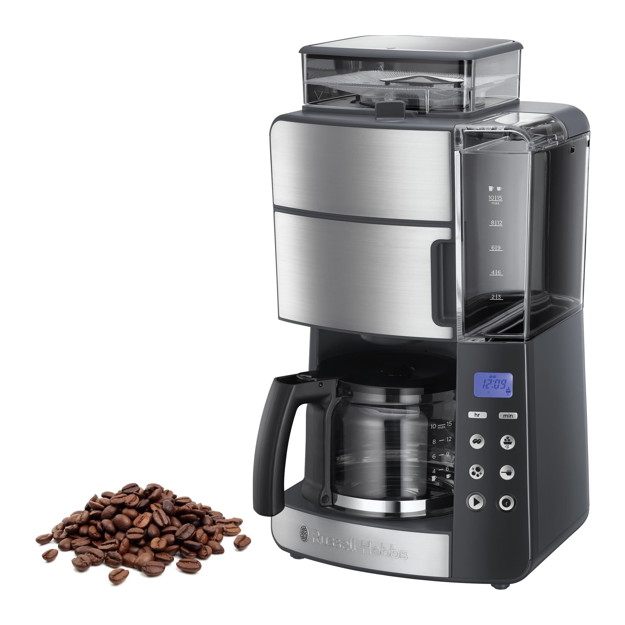 Russell Hobbs Coffeemachine Grind & Brew silver 25610-56 2561056 (25610-56)_1