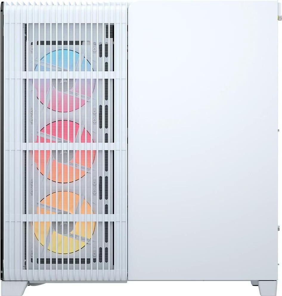 Frame 4500X LX-R RGB, Mid Tower, cu 3 ventilatoare incluse 120mm LX-R RGB, Alb_3