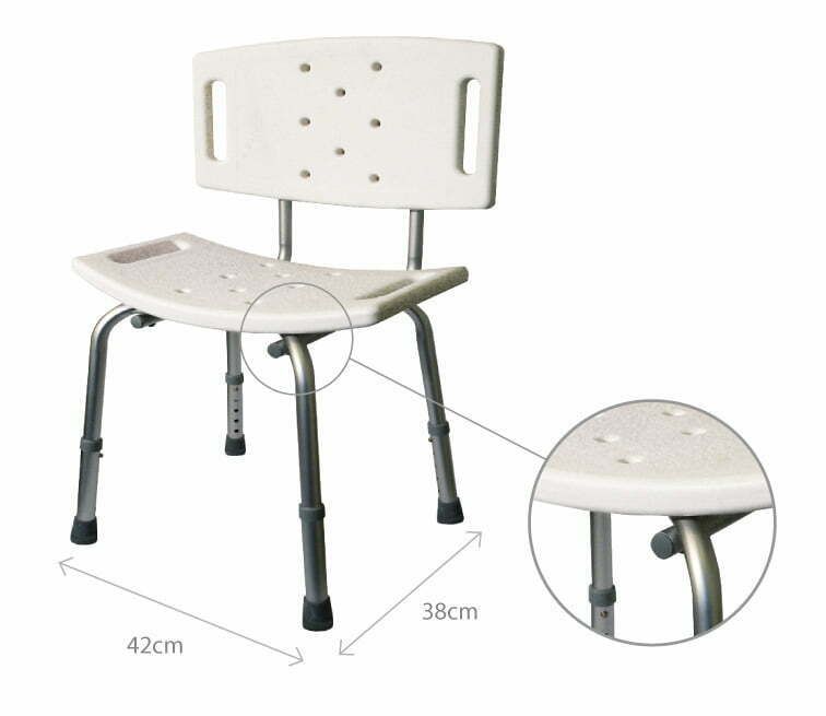 Krzesło prysznicowe z oparciem_1