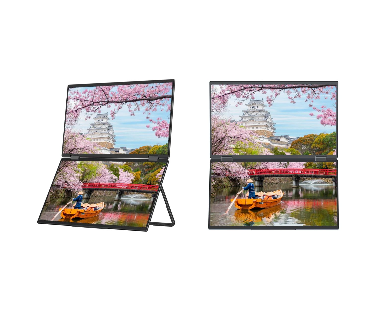 JAPANNEXT Dual Screen Mobile 15.6