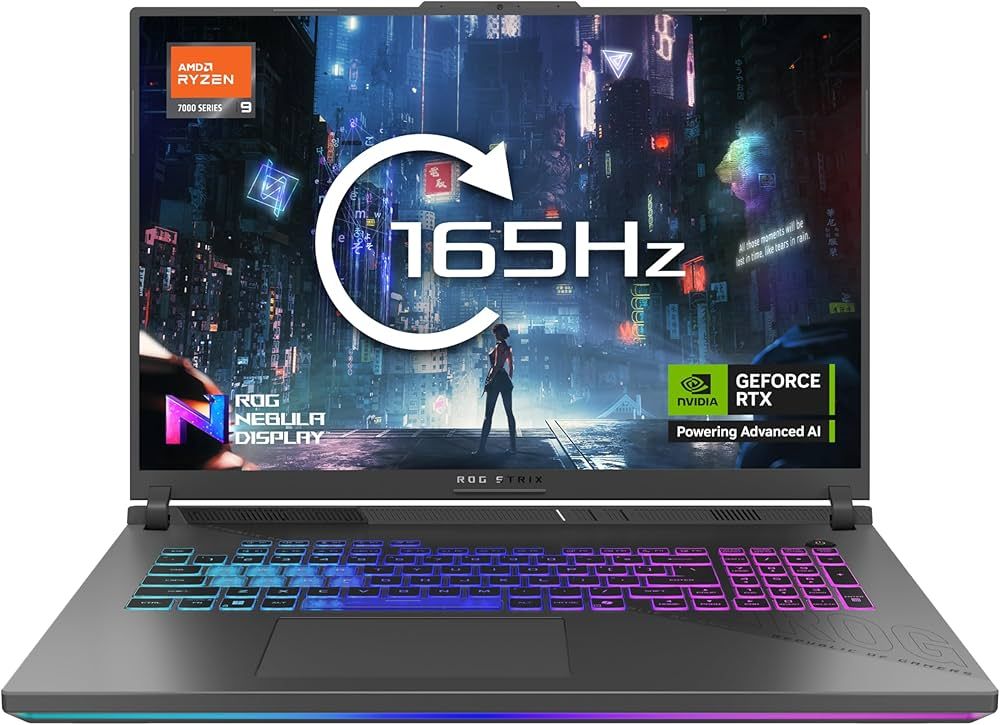 ASUS ROG Strix G614PR-R9161 Ryzen 9 8940HX 16.0 FHD+ 165Hz IPS-level 300nits AG 16GB DDR5-5200 SSD1TB GeForce RTX 5070 Ti 12GB WLAN+BT LAN Cam1080p 90WHrs NoOS Eclipse Gray_2