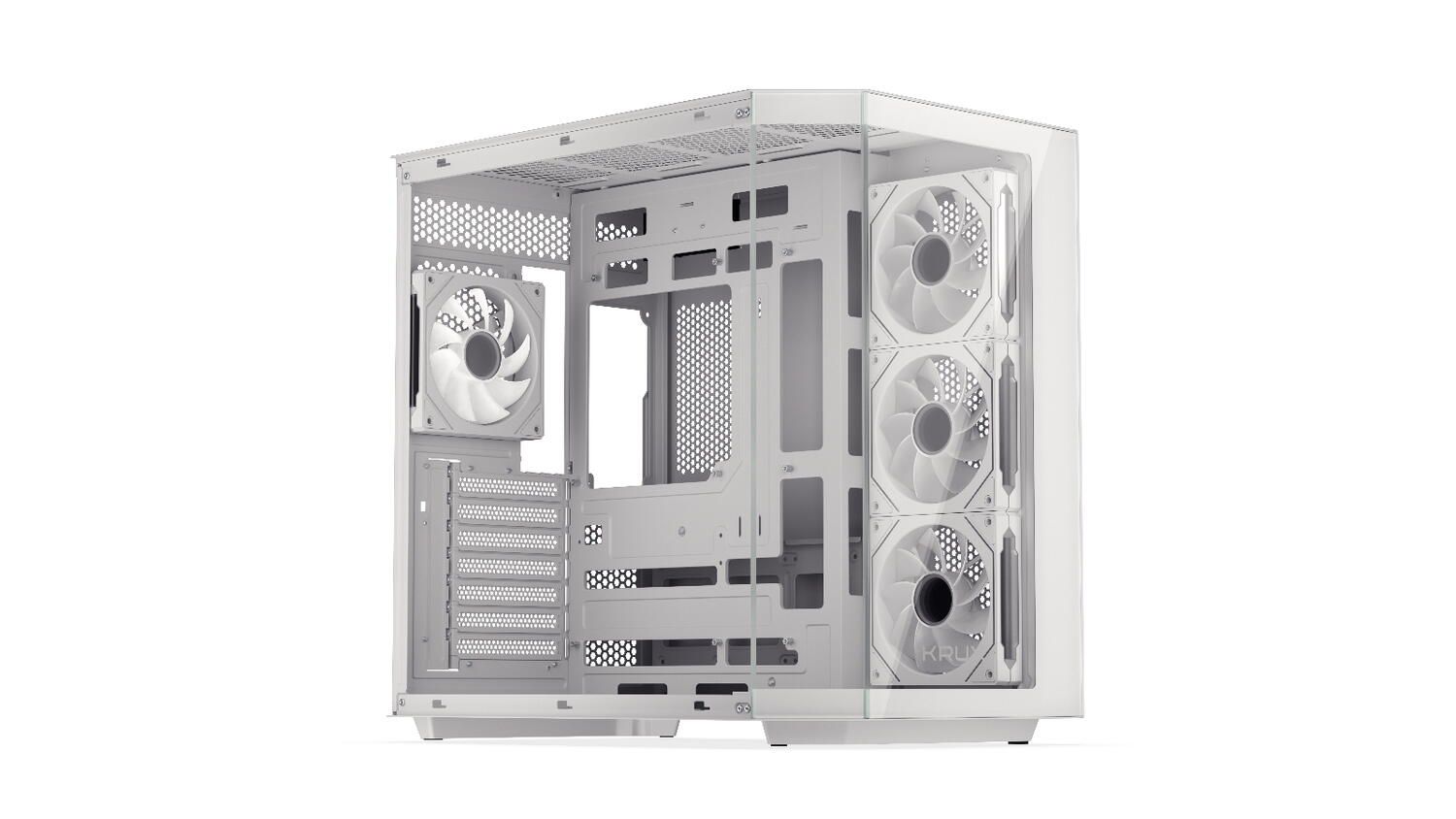 Empero, MiddleTower, ATX, cu 4 ventilatoare incluse 120 mm ARGB PWM, Alb_2