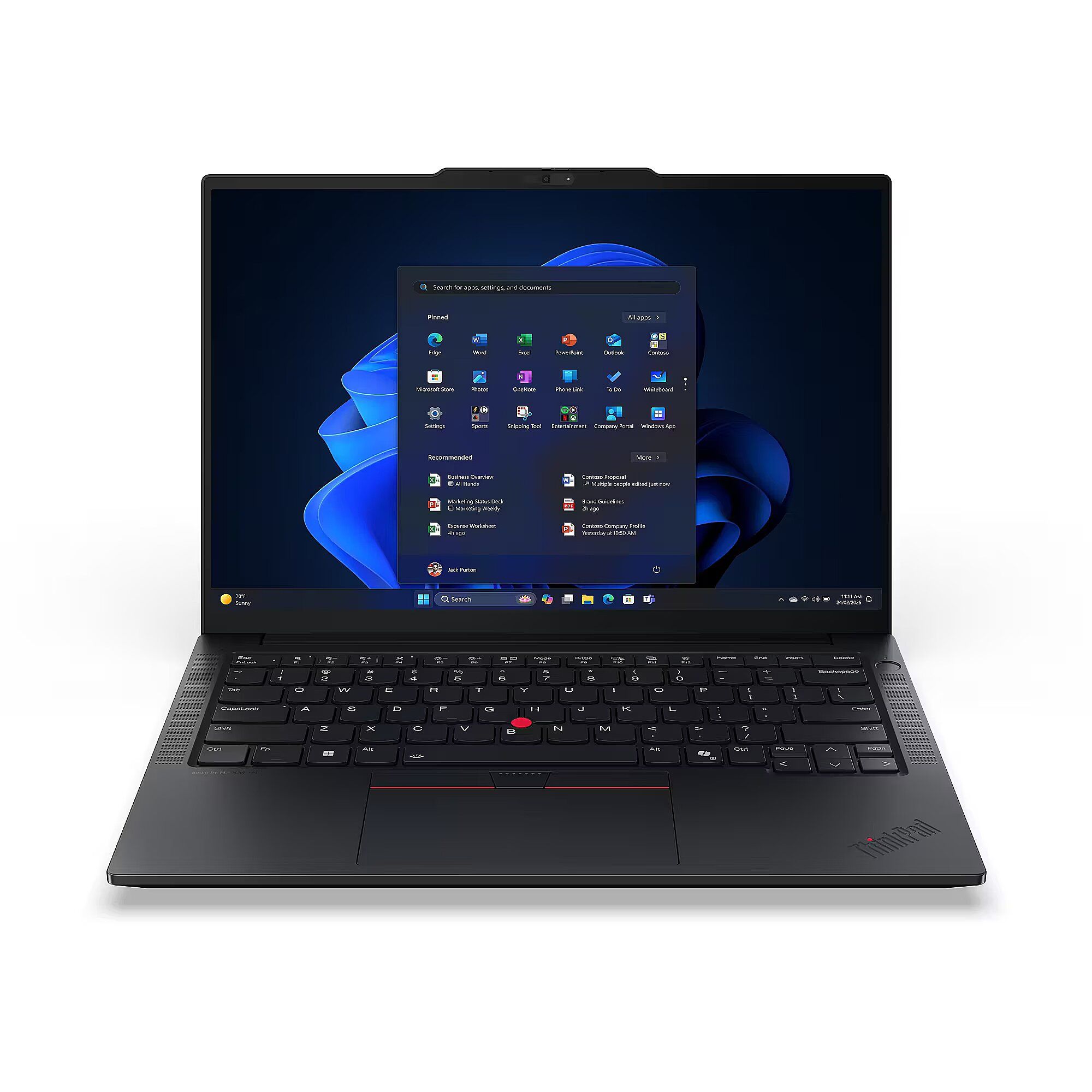 Lenovo ThinkPad E14 Gen 7 (AMD) AMD Ryzen™ 5 220 Laptop 35.6 cm (14 ) WUXGA 16 GB DDR5-SDRAM 512 GB SSD Wi-Fi 6E (802.11ax) Windows 11 Pro English Black_1