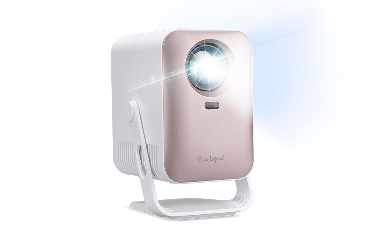 Videoproiector AOPEN Fire Legend QH31s, LCD, 720p, 150 ANSI, LED, HDMI, Boxe, Roz_2