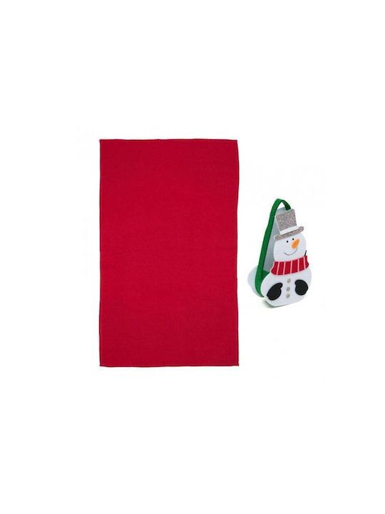 Prosop de bucatarie cu gentuta Snowman_1