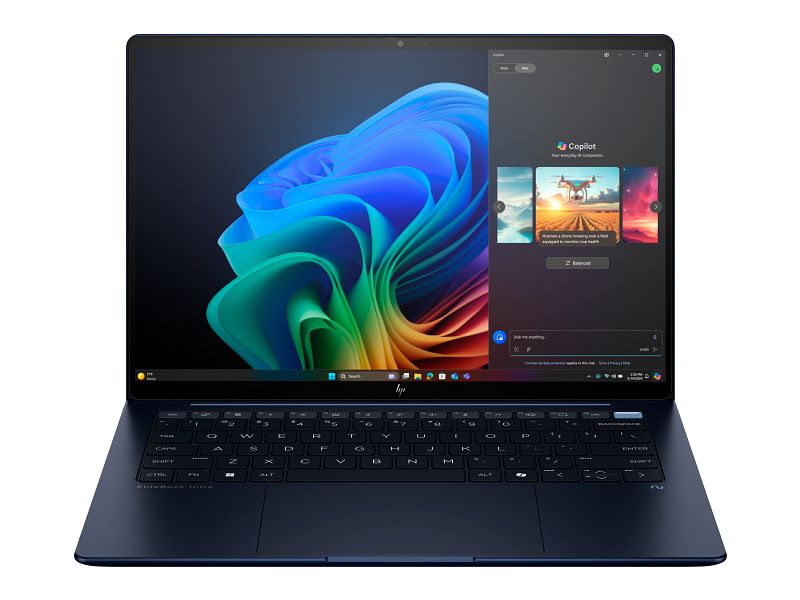 Laptop HP EliteBook Ultra G1i, 14.0 inch 2.8K TOUCH (2880x1800) OLED+LBL UWVA BV Image Recognition 400 nits, 120 Hz, Intel Core Ultra 7 268V 8-core (2.2GHz up to 5.0GHz, 12MB)- 48 TOPS, video integrat Intel Integrated Graphics, RAM 32 GB LPDDR5x 8533 MT/s, SSD 1TB PCIe TLC M.2, no ODD, Audio by Poly_2