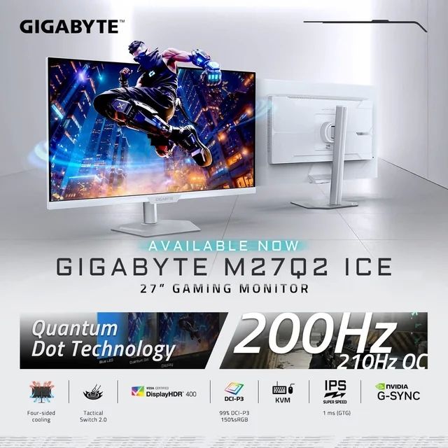 Monitor gaming Gigabyte M27Q2, diagonala 27
