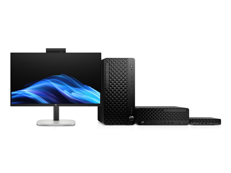 Desktop HP ProDesk 4 G1i SFF, Intel Core Ultra 7 265 20-core (2.4GHz, up to 5.3GHz, 30MB), video integrat Intel UHD Graphics, RAM 16GB DDR5 5600MHz (1x16GB), SSD 512GB M.2 2280 PCIe NVMe , no ODD, LAN 10/100/1000, Intel AX211 Wi-Fi 6E + Bluetooth 5.3, porturi: 3x USB Type- A 10Gbps/ 2x USB Type-A_4