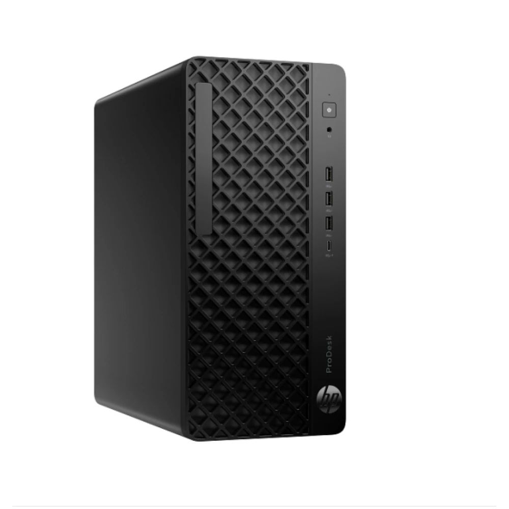 Desktop HP ProDesk 4 G1i Tower, Intel Core Ultra 5 225 10-Core (3.3GHz, up to 4.9GHz, 20MB), video integrat Intel UHD Graphics, RAM 16GB DDR5 5600MHz (1x16GB), SSD 1TB PCIe-5x4 2280 M.2, no ODD, LAN 10/100/1000, Intel AX211 Wi-Fi 6E + Bluetooth 5.3, porturi: 3x USB Type-A 10Gbps/ 2x USB Type-A_3
