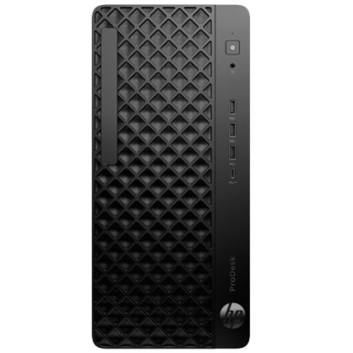 Desktop HP ProDesk 4 G1i Tower, Intel Core Ultra 5 225 10-Core (3.3GHz, up to 4.9GHz, 20MB), video integrat Intel UHD Graphics, RAM 16GB DDR5 5600MHz (1x16GB), SSD 1TB PCIe-5x4 2280 M.2, no ODD, LAN 10/100/1000, Intel AX211 Wi-Fi 6E + Bluetooth 5.3, porturi: 3x USB Type-A 10Gbps/ 2x USB Type-A_4
