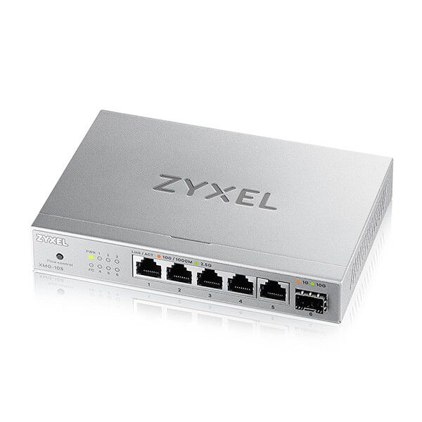 Zyxel XMG-105 5 Ports 2,5G + 1 SFP+ MultiGig unmanaged Desktop Switch_4
