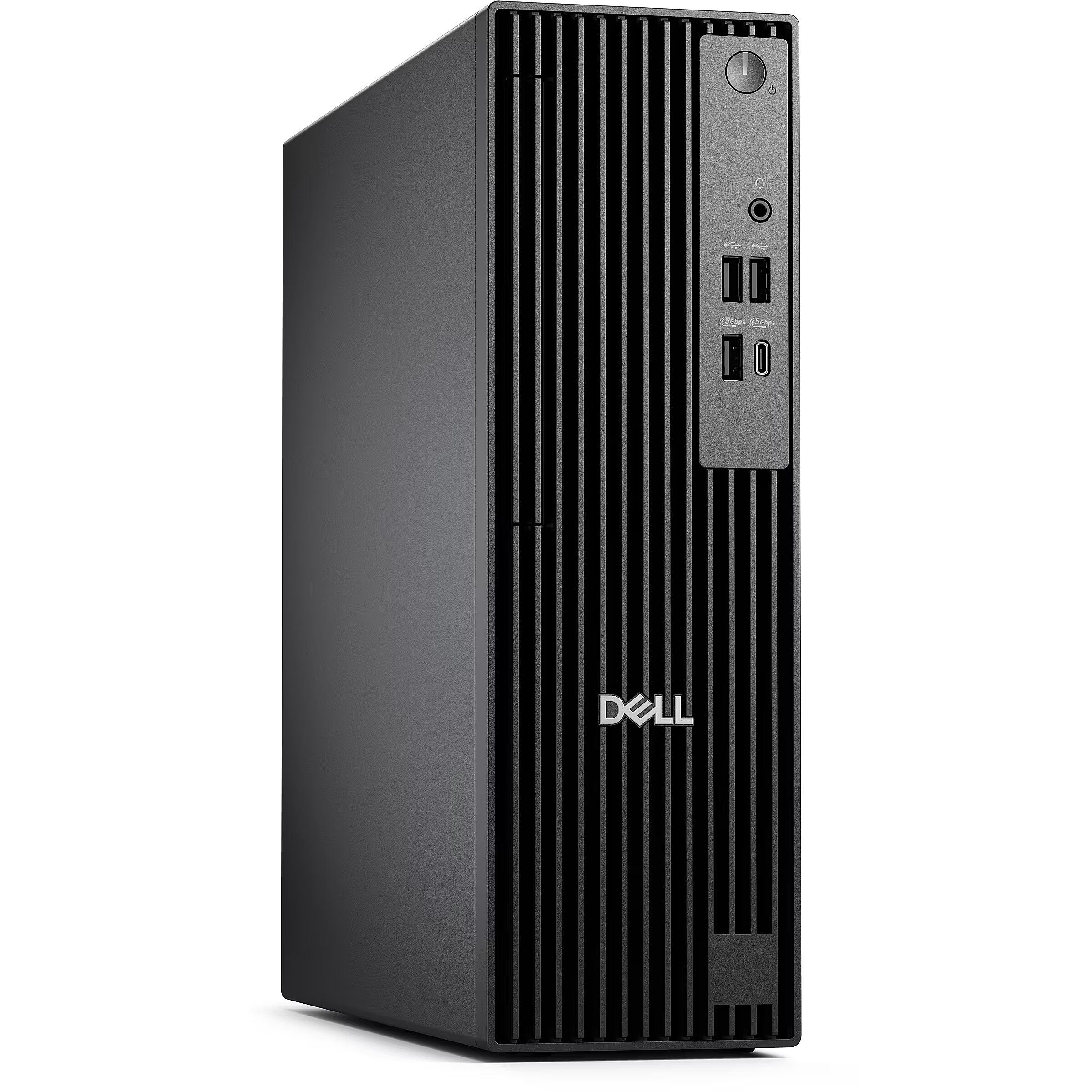 Dell Pro Slim Plus QCS1250, 180W PSU, EPEAT Silver with Climate+, Energy Star Qualified, Intel(R) Core(TM) i3-14100 (4 cores, up to 4.7GHz), Integrated Graphics, 8 GB: 1 x 8 GB, DDR5, up to 4800 MT/s, non-ECC, 512GB SSD, No Optical Drive, Internal Speaker, No Wireless LAN Card, Trusted Platform_1