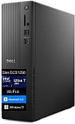 Desktop Dell Slim ECS1250, 180W Chassis, Energy Star Label, Intel(R) Core(TM) i7 14700 (33 MB cache, 20 Cores, 28 threads, up to 5.4 GHz), Intel(R) UHD Graphics 770 with shared graphics memory, 16GB, 1x16GB, DDR5, 5600MT/s, 512GB M.2 PCIe NVMe Solid State Drive, No Optical Drive, 3.0 SD Card Reader_1