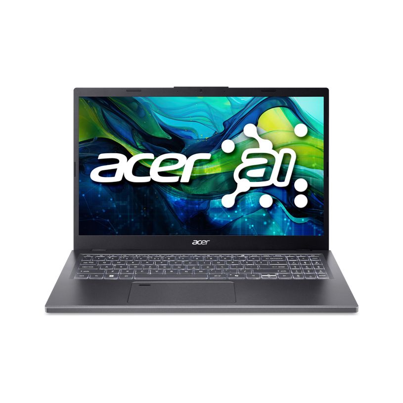 Laptop Acer Aspire 15 A15-61M-R6SW, 15,6 Zoll (39,62 cm), Acer ComfyView™ FHD IPS Display (non-glare), 1920 x 1080, 16:9, AMD Ryzen™ 5 8640HS Processor, 3.5 GHz base clock (up to 4.9 GHz max. boost clock), 16 MB, 6 / 12, AMD Ryzen™ AI (up to 16 TOPS), video AMD Radeon™ 760M, RAM 16 GB DDR5 RAM (1 x_3