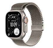 Apple Watch Ultra 3 GPS + Cellular 49mm Natural Titanium Case with Natural Titanium Milanese Loop - Medium_2