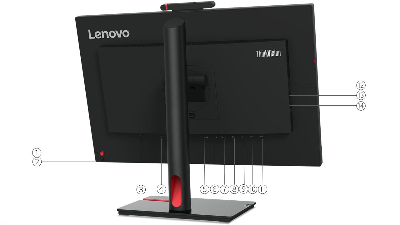 Monitor  LenovoThinkVision T24mv-30; 23.8