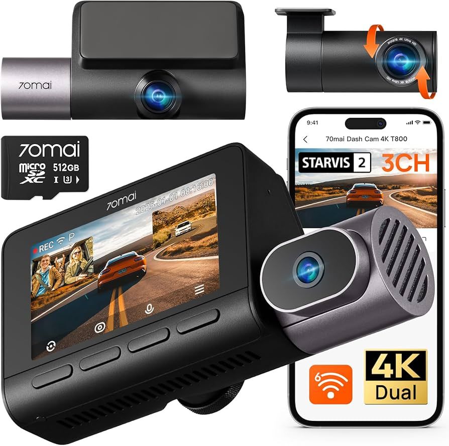70mai Dash Cam 4K T800-41-512G_2