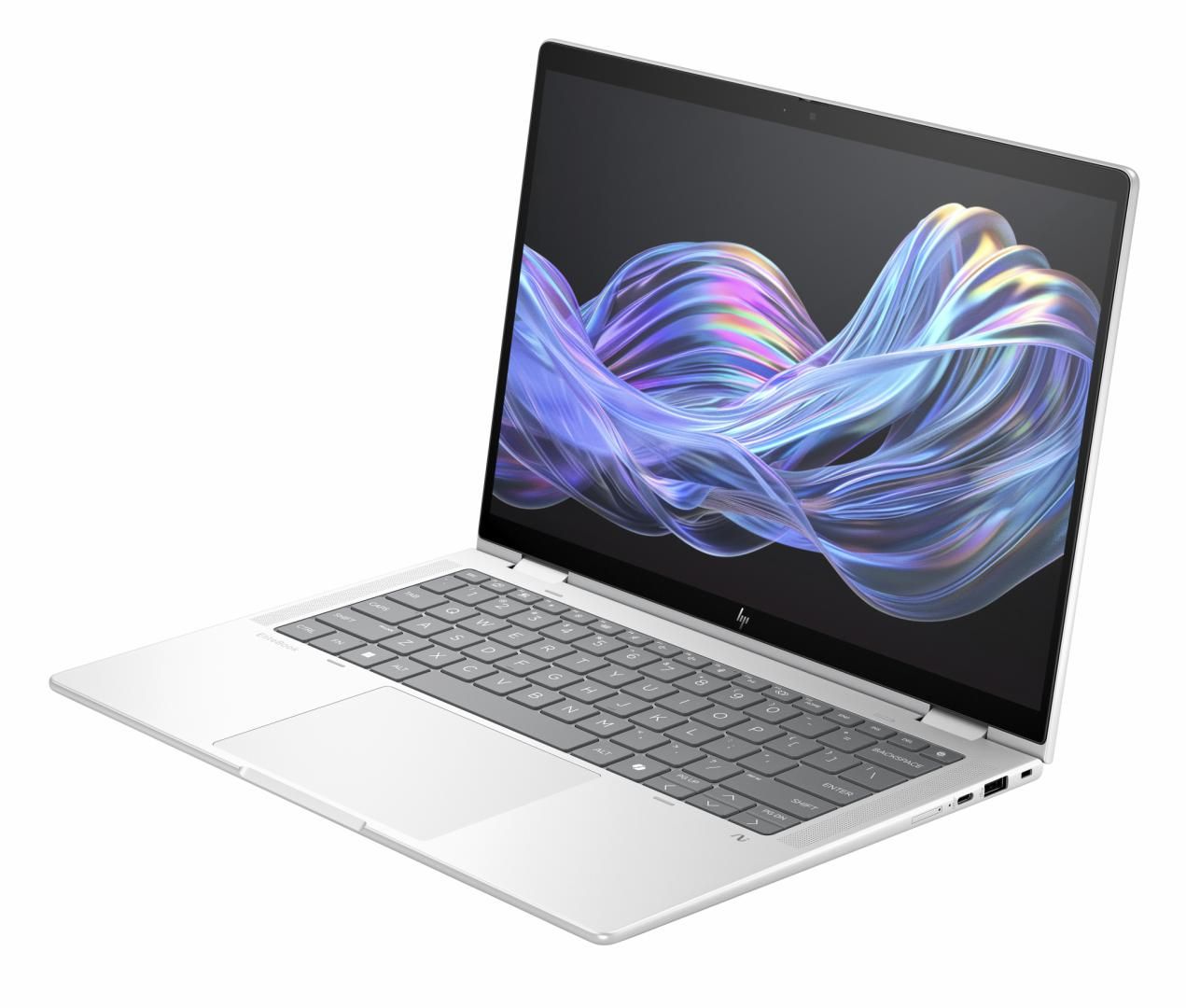 Laptop HP EliteBook X Flip G1i, 14.0 inch WUXGA TOUCH (1920x1200) IPS Anti-Glare LowPower LBL 400 nits, Intel Core Ultra 5-226V 8-Core (2.1GHz, up to 4.5GHz, 8MB)- 40 TOPS, video integrat Intel Arc Graphics, RAM 16GB LPDDR5X 8533 MT/s, SSD 1TB PCIe NVMe, no ODD, Audio by Poly Studio, 4 difuzoare_3