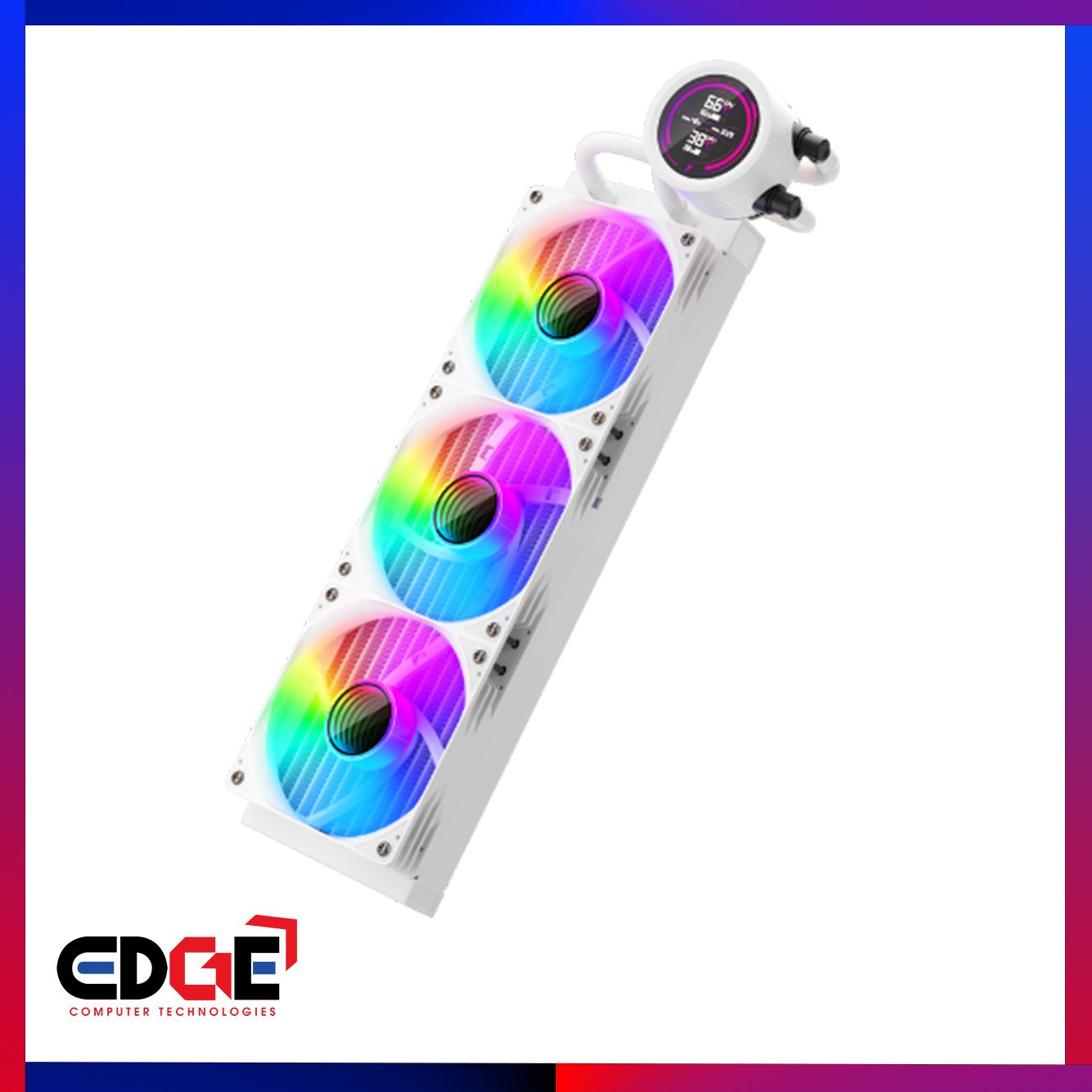 Cooler 1STPLAYER THUNDERSTORM TS4 360 WH_2