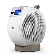 Videoproiector BenQ GV32, FHD home cinema, 500 lumeni, portabil, proiectare pe tavan, 16:9, 100.000:1, LED 20.000- 30.000 ore, HDMI, USB tip A, USB tip C, boxe 2*4W, Woofer 10W, telecomanda cu baterie, cablu 1.8 m, Smart Home, Google TV (Android 11) integrat, Bluetooth 5.0, AirPlay, Google Cast, 1.6_1