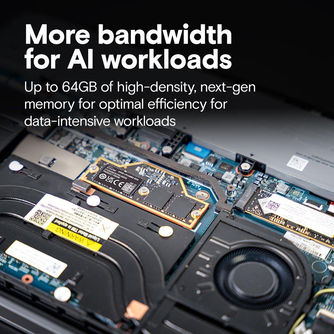 Modul de memorie Crucial CT32G75C2LP5X 32 GB 1 x 32 GB LPDDR5X 7500 MT/s_2