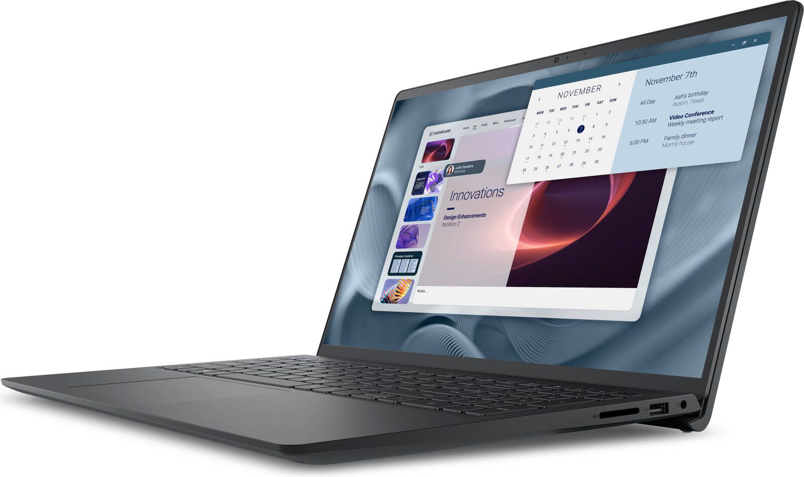 DELL Pro 15 Essential PV15250 Intel Core 3 100U Laptop 39.6 cm (15.6 ) Full HD 8 GB DDR5-SDRAM 512 GB SSD Wi-Fi 6 (802.11ax) Windows 11 Pro Black_3