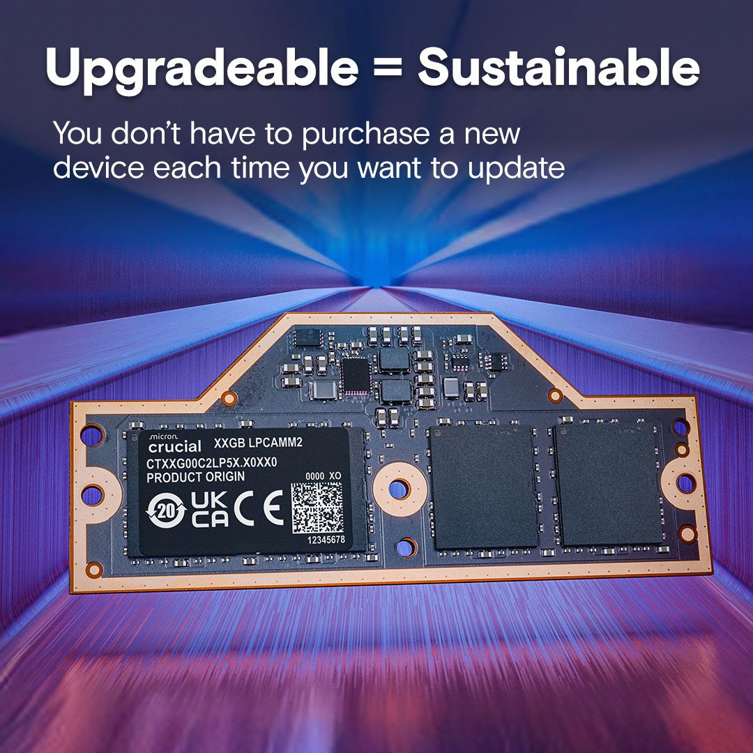 Modul de memorie Crucial CT64G75C2LP5X 64 GB 1 x 64 GB LPDDR5X 7500 MT/s_2