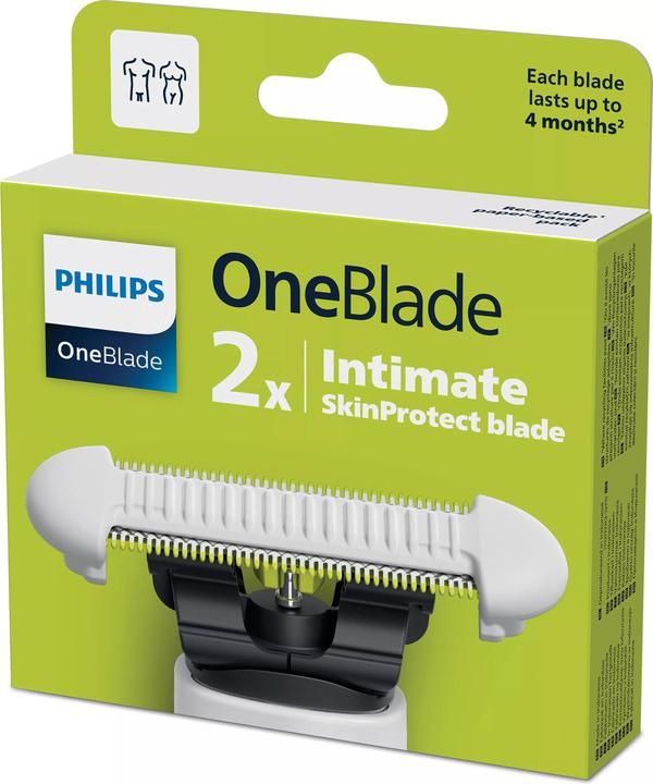 Lame de schimb PHILIPS QP229/52 OneBlade Intimate ,Skin Protect, 2 bucăți_3