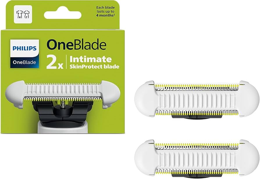 Lame de schimb PHILIPS OneBlade Intimate, unisex, 2 bucăți_2