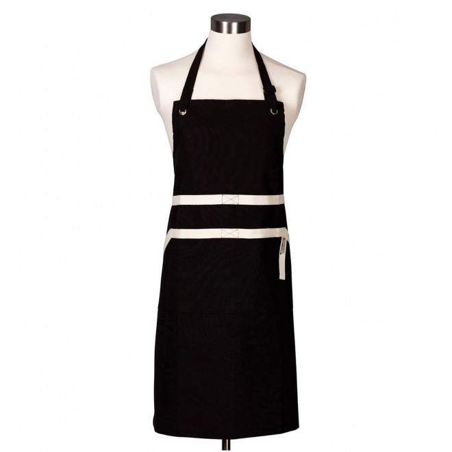 Le Creuset Chefs Apron 89x79cm classic black Schwarz (95000700000000)_2