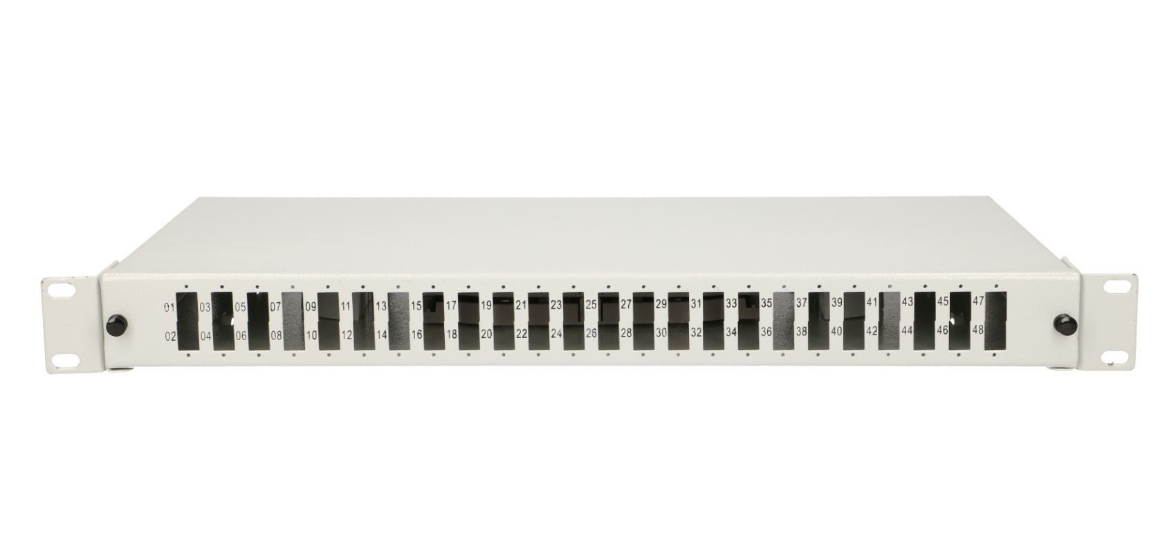 Extralink 48 CORE (24 SC DUPLEX) FIBER OPTIC PATCH PANEL GRAY DUPLEX HOLES - Glasfaser (LWL) - Duplex Placă conexiuni_1