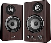 BOXE GENIUS 2.0, bluetooth, RMS: 50W (2 x 25W), bass control, treble control, mufa casti, Line-in 3.5mm, dark brown, 