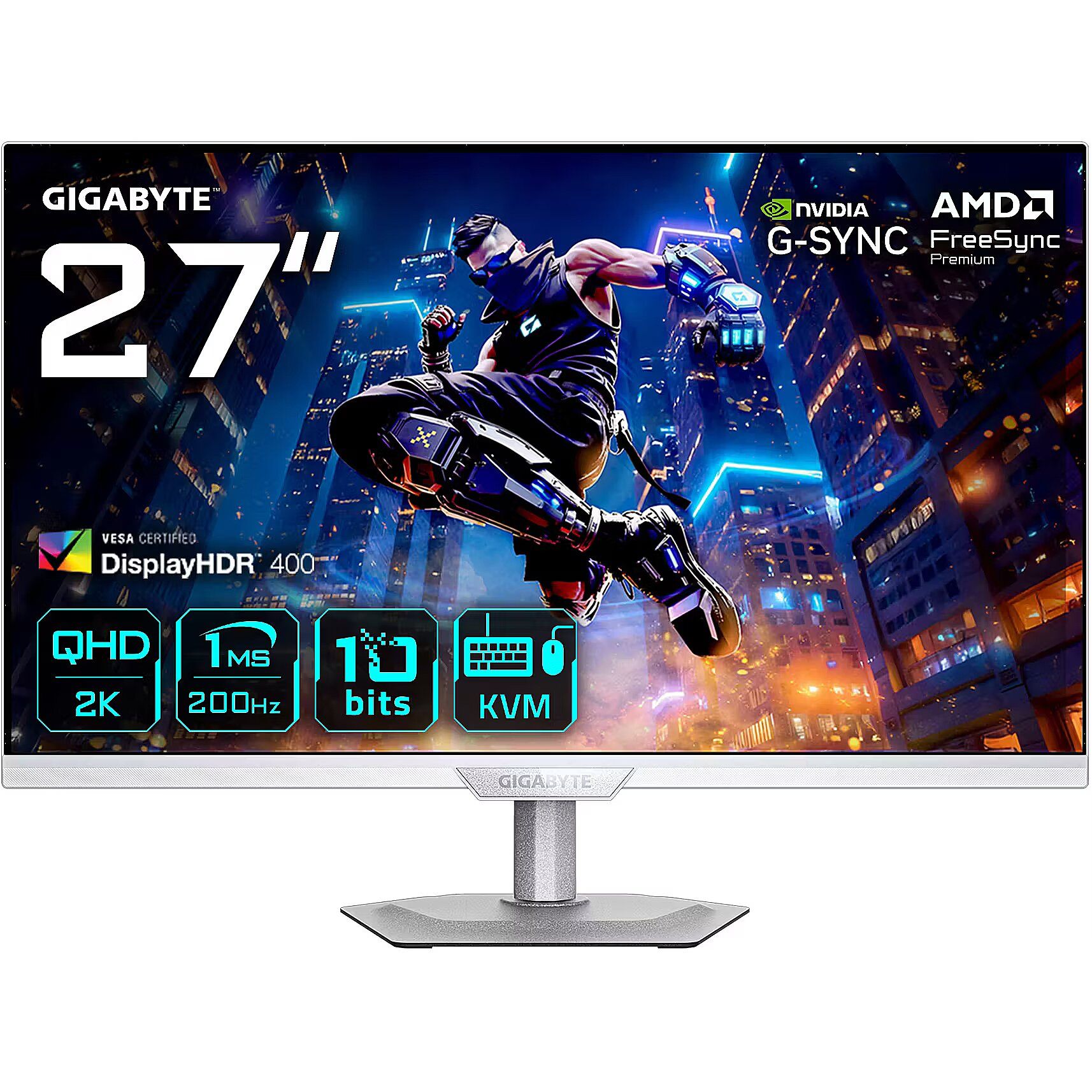 GIGABYTE M27Q2 QD ICE. Display diagonal: 68.6 cm (27