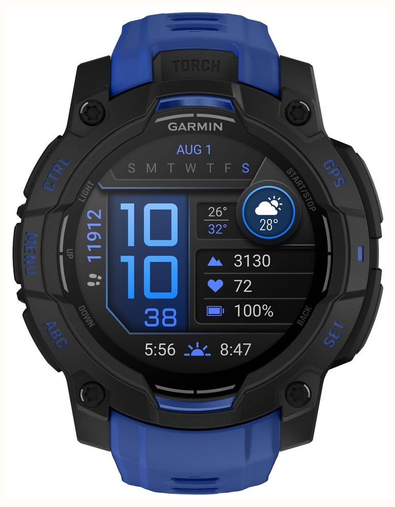 Garmin Instinct 3 3.05 cm (1.2 ) AMOLED 45 mm Digital 390 x 390 pixels Black GPS (satellite)_1