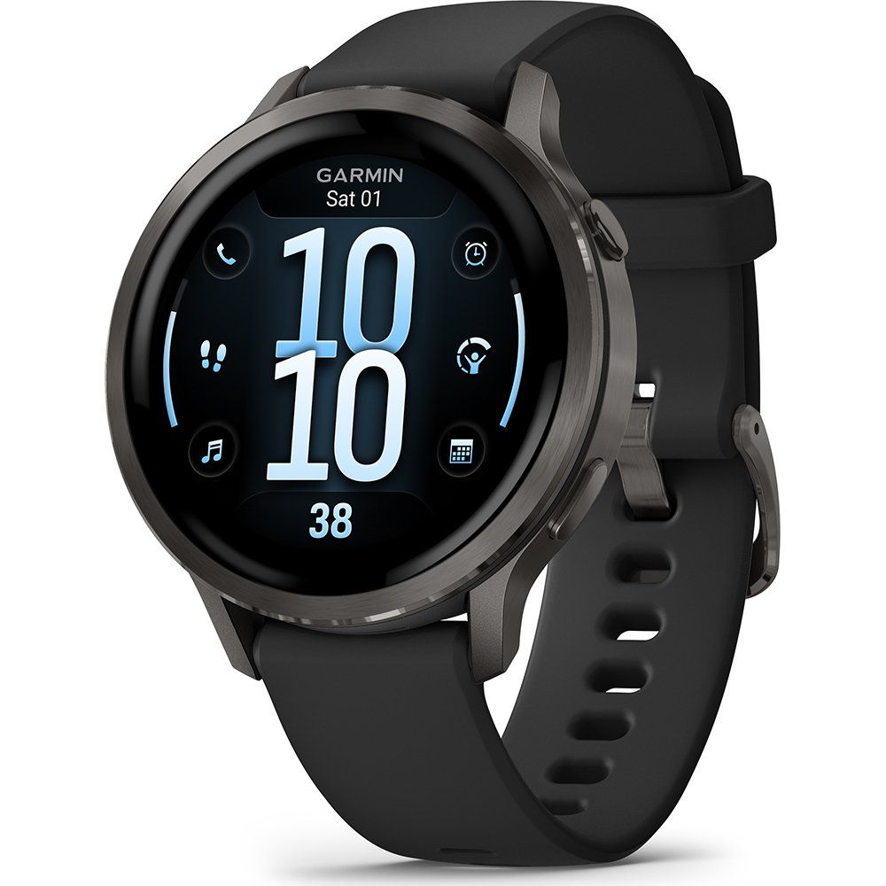 Garmin Venu 4 3.05 cm (1.2 ) AMOLED 41 mm Digital 390 x 390 pixels Touchscreen Black Wi-Fi GPS (satellite)_3