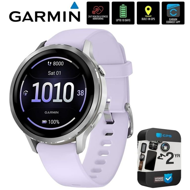Garmin Venu 4 3.05 cm (1.2 ) AMOLED 41 mm Digital 390 x 390 pixels Touchscreen Silver Wi-Fi GPS (satellite)_3
