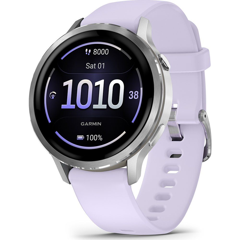 Garmin Venu 4 3.05 cm (1.2 ) AMOLED 41 mm Digital 390 x 390 pixels Touchscreen Silver Wi-Fi GPS (satellite)_4